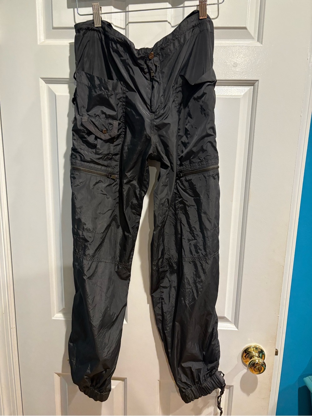 RLX Ralph Lauren vintage technical nylon cargo pants gray sz M gorpcore